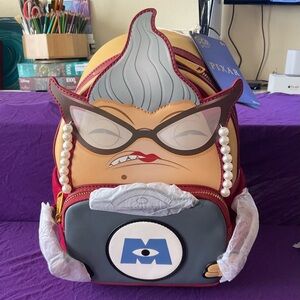 Disney Pixar Loungefly Monsters Inc Roz Backpack